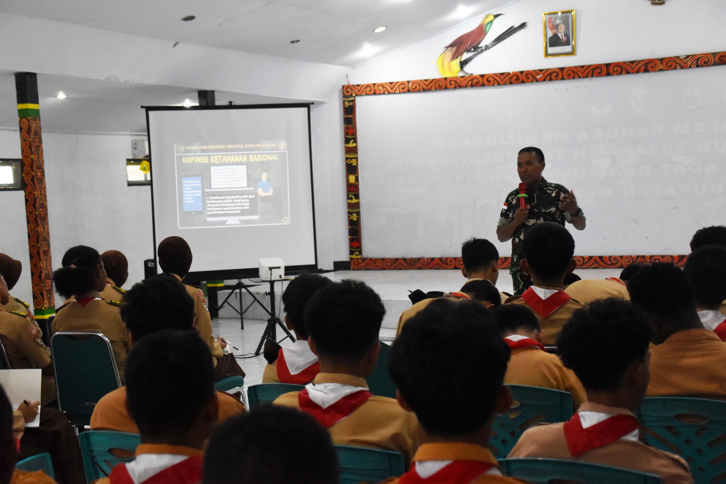 PERSAMI BELA NEGARA KKRI DI MERAUKE, WUJUD NYATA PEMBINAAN GENERASI MUDA BERKARAKTER